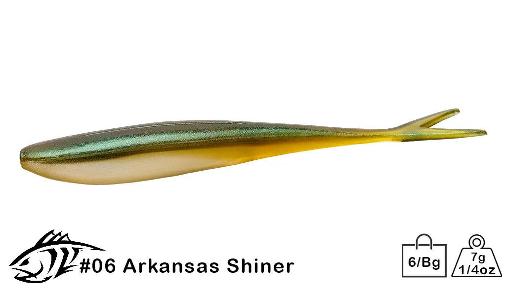 arkansas shiner fishing lure Rad Shad No fish can resist the realistic look and action of the Fish Head Spin 5.5" Freaky Fish - Lunker