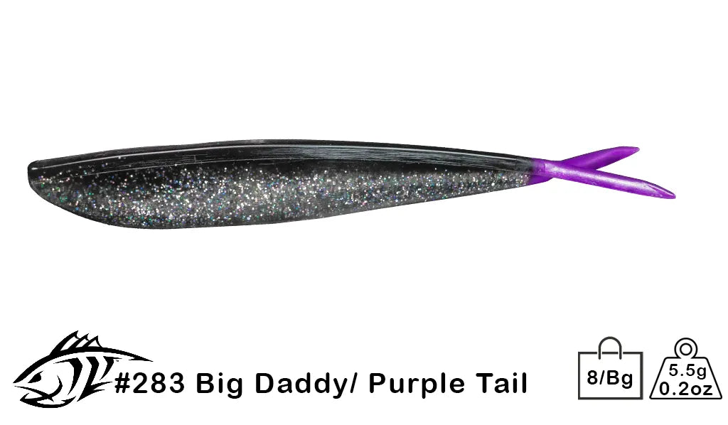 big daddy fishing lures Lunker City 4" Fin-S Fish #283 Big Daddy