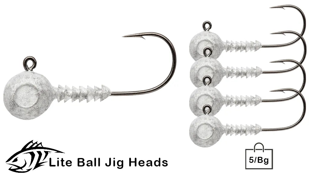 Lite Jig Heads - 5/Bag - Lunker City Lite Jig Heads - 5/Bag - Lunker City