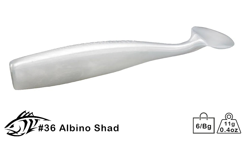 Lunker 45900-59 Pinne S - Verde Chartreuse Ghiaccio, Attrezzatura Da Pesca Import