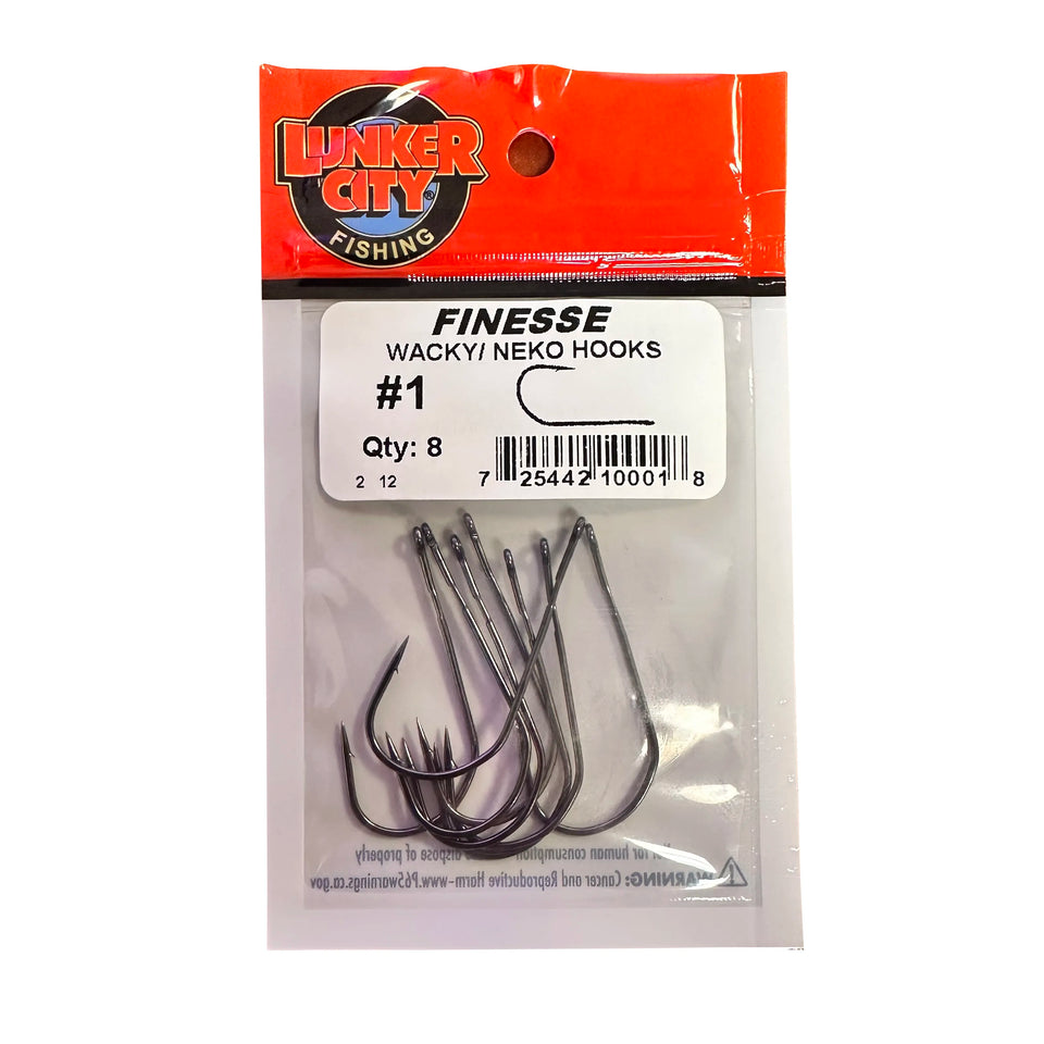 #1 Finesse Wacky/ Neko Rig Hooks 8/Bag