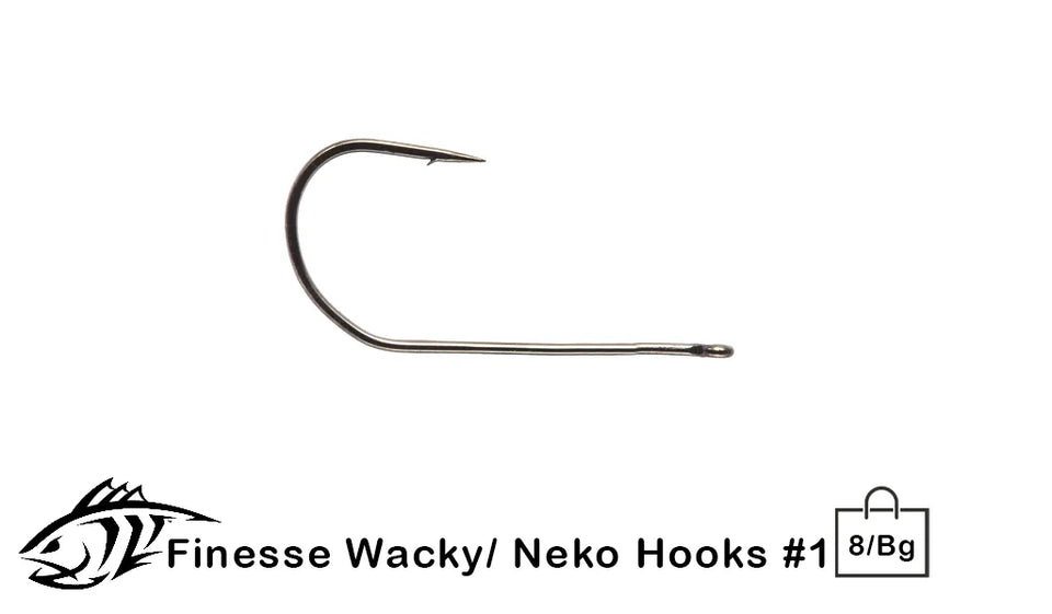 #1 Finesse Wacky/ Neko Rig Hooks 8/Bag