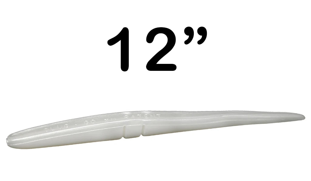 12 inch fishing lures 12" Squid blue sparkle When stopped it flutters on the drop for scores of presentation options 1.5 inch Grub Thump -