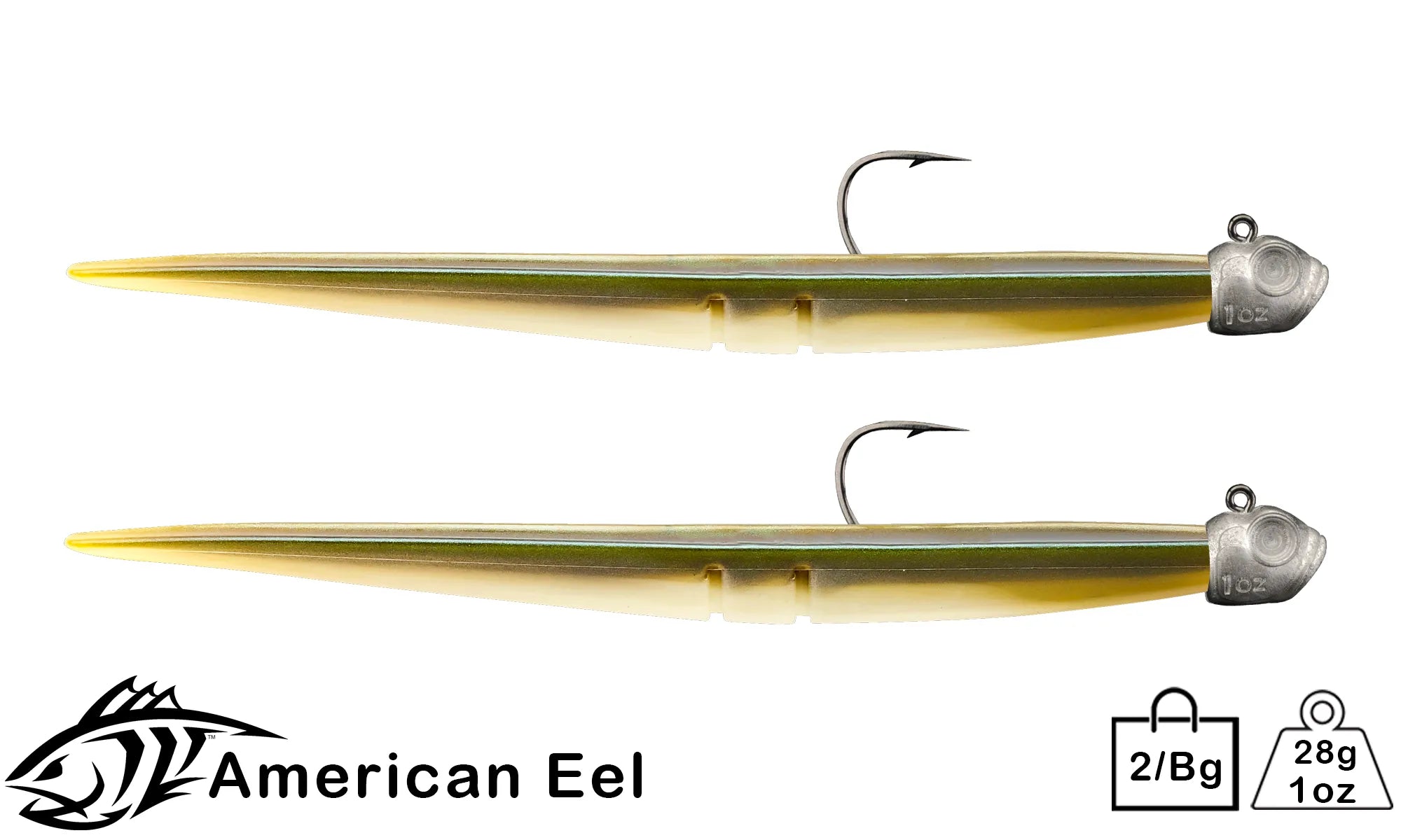 9 1oz Pre-Rigged Slug-Go - Lunker City