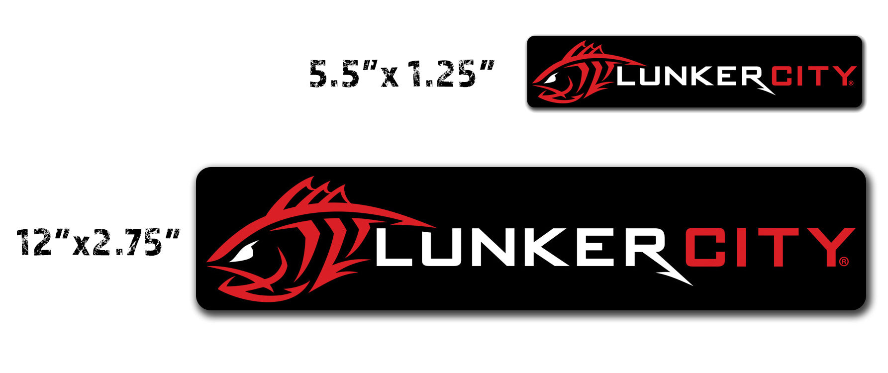 Lunker City Decals 5.5 x 1.25
