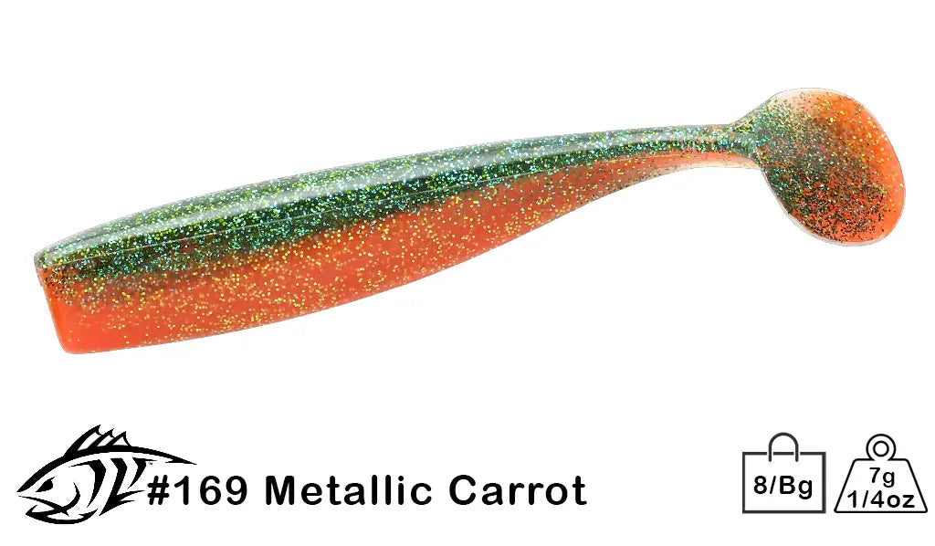 big shaker fishing lure 3.25" 176 Albino Chart Tail Titan 4/0 Jig head Evergreen HEAD SHAKER 5 HEAVY