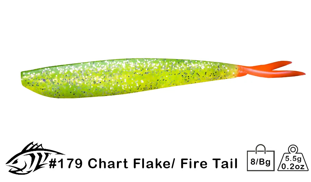 fish fire lures Lunker City Fin-S Fish - 4"