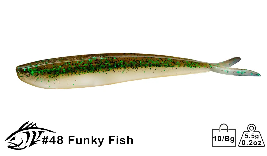 fin s fish lures 4" Fin-S Fish (Color #1-150) 66 Pumpkinseed/ Chart Tail