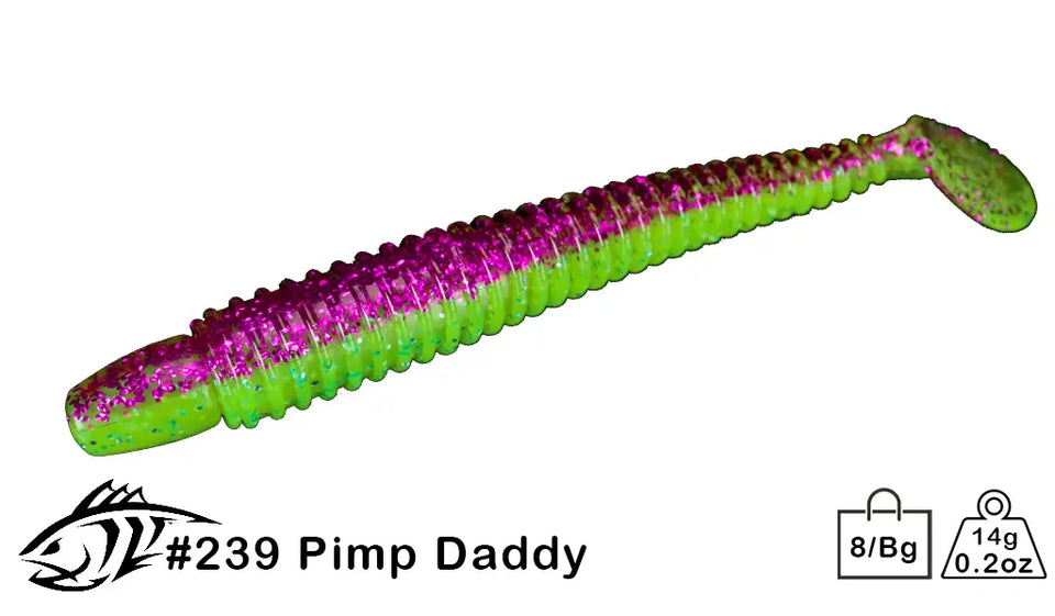 4" Swimmin' Ribster